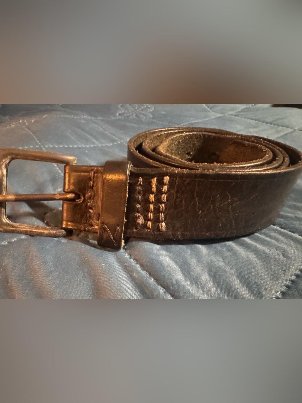 Men’s NIXON Full Grain Leather Black DNA Belt size M